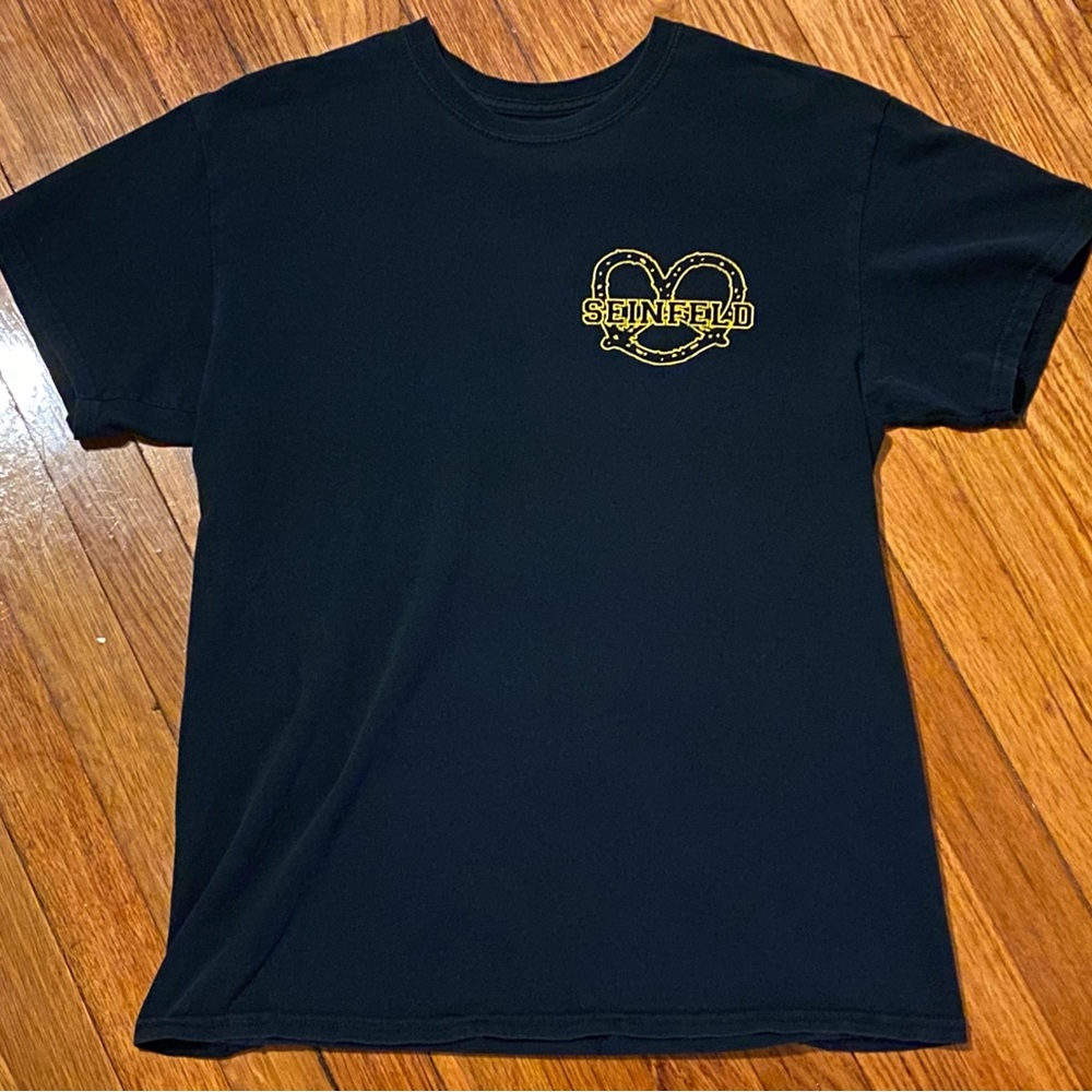 SEINFELD Hardcore Punk Parody Shirt. Back/Front Graphic.